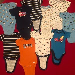 10 pair of Boys Onesies!